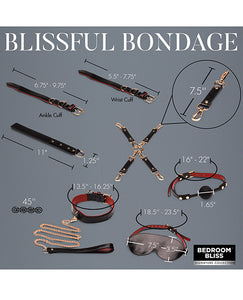 Kit de Bondage Ultimate Seductive Nightfall para Brincadeiras Intensas