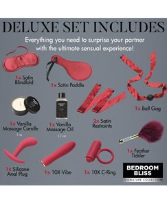 Conjunto de Kit de Experiência de Amarração e Massagem Sensual Definitiva