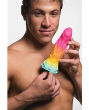 Load image into Gallery viewer, Multicolor Alien Shapeshifter Silicone Dildo - Textured Pleasure Toy
