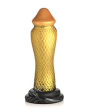 Load image into Gallery viewer, Majestic S-Curve Golden Cobra Silicone Dildo
