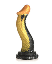 Load image into Gallery viewer, Majestic S-Curve Golden Cobra Silicone Dildo
