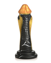 Load image into Gallery viewer, Majestic S-Curve Golden Cobra Silicone Dildo
