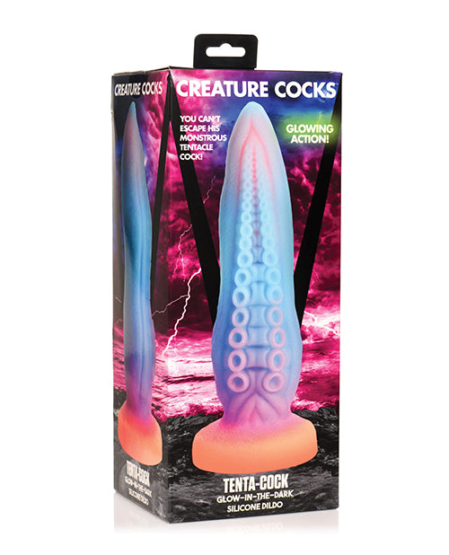 Glow-in-the-Dark Tentacle Silicone Dildo - Creature Cocks