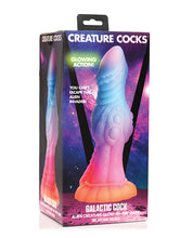 Load image into Gallery viewer, Galactic Glow Alien Creature Silicone Dildo - Colorful and Textured Experience
