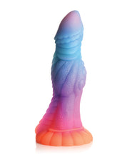 Load image into Gallery viewer, Galactic Glow Alien Creature Silicone Dildo - Colorful and Textured Experience
