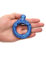 Load image into Gallery viewer, Poseidon&#39;s Octo Fantasy Silicone Cock Ring - Vibrant Blue
