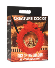 Load image into Gallery viewer, Crimson Dragon Silicone Enhancement Ring for Ultimate Pleasure
