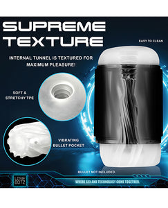 The Ultimate Pleasure Pod Sucking Masturbator - Black/Clear