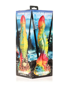 Majestic Merman Iridescent Silicone Pleasure Wand - Rainbow Delight