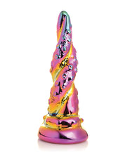 Load image into Gallery viewer, Kraken&#39;s Embrace Iridescent Glass Dildo
