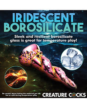 Load image into Gallery viewer, Kraken&#39;s Embrace Iridescent Glass Dildo
