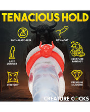 Load image into Gallery viewer, Beast Mode Red Silicone Cock Ring - Unleash Your Inner Animal
