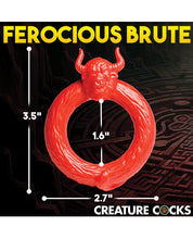 Load image into Gallery viewer, Beast Mode Red Silicone Cock Ring - Unleash Your Inner Animal
