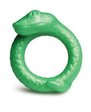 Cargue la imagen en el visor de la galería, Jade Serpent Silicone Cock Ring - Fantasy Enhancement
