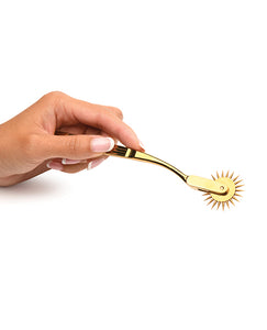 Golden Sensation Wartenberg Wheel - Elevate Your Pleasure