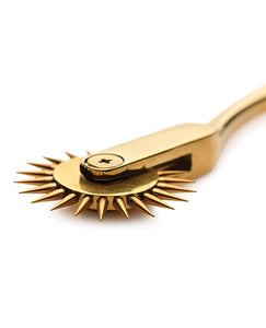 Golden Sensation Wartenberg Wheel - Elevate Your Pleasure