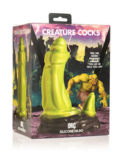 Carregue a imagem no visualizador da Galeria, Dildo de Silicone Fantasia de Orc Gigante com Chifre Clitoriano
