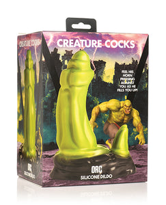 Dildo de Silicone Fantasia de Orc Gigante com Chifre Clitoriano