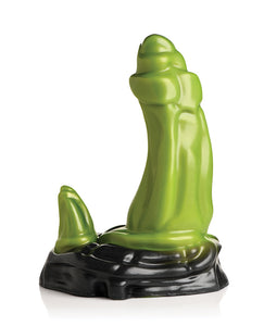 Dildo de Silicone Fantasia de Orc Gigante com Chifre Clitoriano