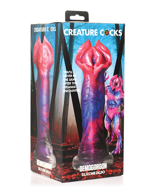 Demogorgon Delight Silicone Dildo - Vibrant Multi-Color Design