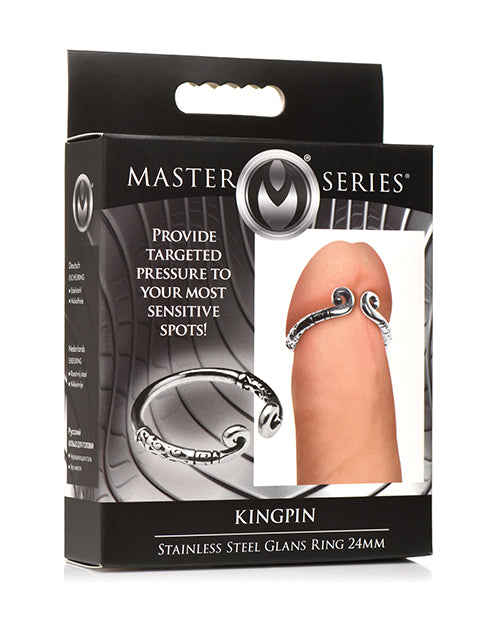 Kingpin 24mm Stainless Steel Glans Ring for Pleasure