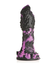 Load image into Gallery viewer, Grim Reaper&#39;s Delight Silicone Dildo - Black &amp; Purple
