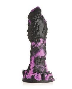 Dildo din silicon Grim Reaper's Delight - Negru și Violet