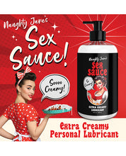 Load image into Gallery viewer, Naughty Jane&#39;s Extra Creamy Sex Sauce Lubricant - oz
