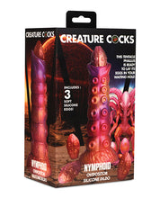 Afbeelding laden in Galerijviewer, Fantasy Ovipositor Silicone Dildo met Eiafscheiding - Levendig Multikleur Ontwerp
