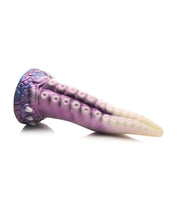 Load image into Gallery viewer, Galactic Tentacle Silicone Dildo - Cosmic Purple &amp; White
