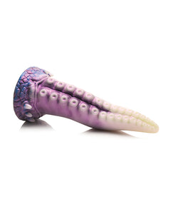 Dildo de Silicone Tentáculo Galáctico - Roxo Cósmico e Branco