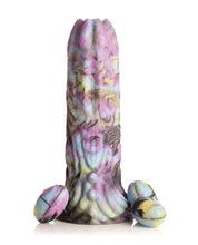 Charger l&#39;image dans la visionneuse de la galerie, Dildo en silicone Ovipositor Dragon Fantaisie avec œufs tricolores - Outil de plaisir polyvalent
