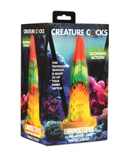 Load image into Gallery viewer, Rainbow Luminoctopus Glow-in-the-Dark Tentacle Dildo by Creature Cocks
