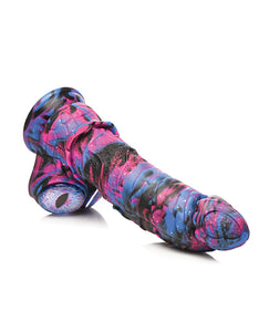 Dildo Silicônico Alienígena Galáctico - Brinquedo de Prazer Cósmico Multicolorido