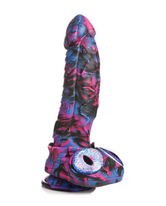 Dildo Silicônico Alienígena Galáctico - Brinquedo de Prazer Cósmico Multicolorido