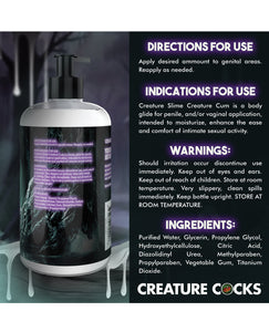 Monster Slime Jizz - Lubrifiant créature cum inodore 16oz