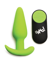 Load image into Gallery viewer, Bang! Glow in the Dark 21X Remote Controlled Butt Plug
