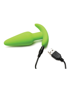 Bang! Plugue anal com controle remoto Glow in the Dark 21X