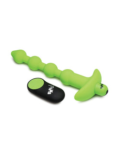 Bang! Grânulos anais com controle remoto Glow in the Dark 28X