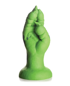 Dildo de Silicone Fisting Mythical Raptor Claw - Verde Vibrante