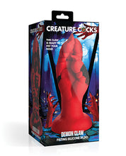 Load image into Gallery viewer, Mythical Beasts Demon Claw Silicone Fisting Dildo - Crimson
