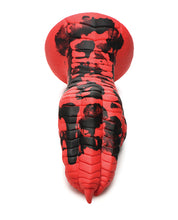 Load image into Gallery viewer, Mythical Beasts Demon Claw Silicone Fisting Dildo - Crimson
