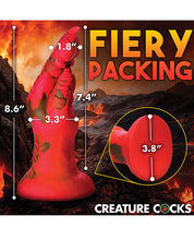 Load image into Gallery viewer, Mythical Beasts Demon Claw Silicone Fisting Dildo - Crimson
