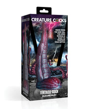 Load image into Gallery viewer, Iridescent Tentacle Treasure Silicone Dildo - Red/Blue
