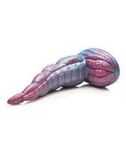 Load image into Gallery viewer, Iridescent Tentacle Treasure Silicone Dildo - Red/Blue
