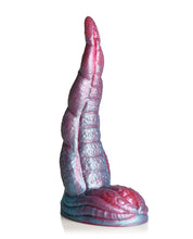 Load image into Gallery viewer, Iridescent Tentacle Treasure Silicone Dildo - Red/Blue
