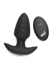 Load image into Gallery viewer, Bang! Rotating &amp; Vibrating Tapered Butt Plug w/Remote - Black
