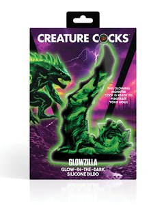 Galactic Glowzilla Silicone Dildo - Luminous Creature Cocks Experience