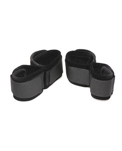 Velvet Soft Beginner Wrist and Ankle Restraints Black