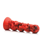 Indlæs billede i gallerifremviser, Infernal Creature Cock Silikone Dildo - Crimson &amp; Obsidian
